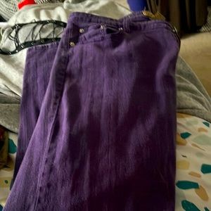 Cute purple jeans